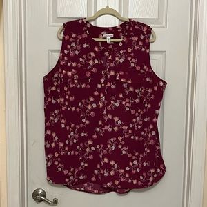 3/$10 Croft and Barrow Sleeveless Blouse